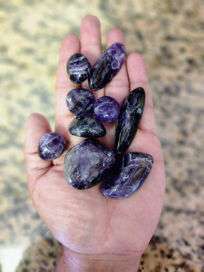 Amethyst Tumble - Tumbled Amethyst - Polished Stones - Healing Crystals -  Third Eye and Crown Chakra Stones