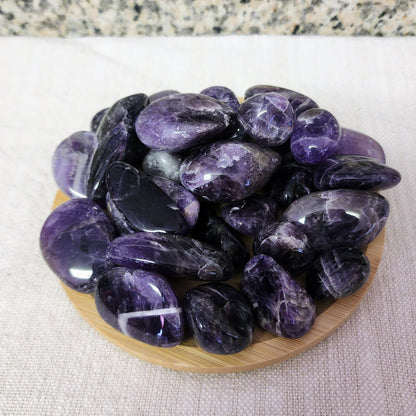 Amethyst Tumble - Tumbled Amethyst - Polished Stones - Healing Crystals -  Third Eye and Crown Chakra Stones