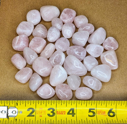 Rose Quartz Tumbled - Tumbled Rose Quartz - Polished Stones - Healing Crystals - Love Stone