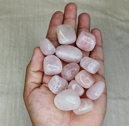 Rose Quartz Tumbled - Tumbled Rose Quartz - Polished Stones - Healing Crystals - Love Stone