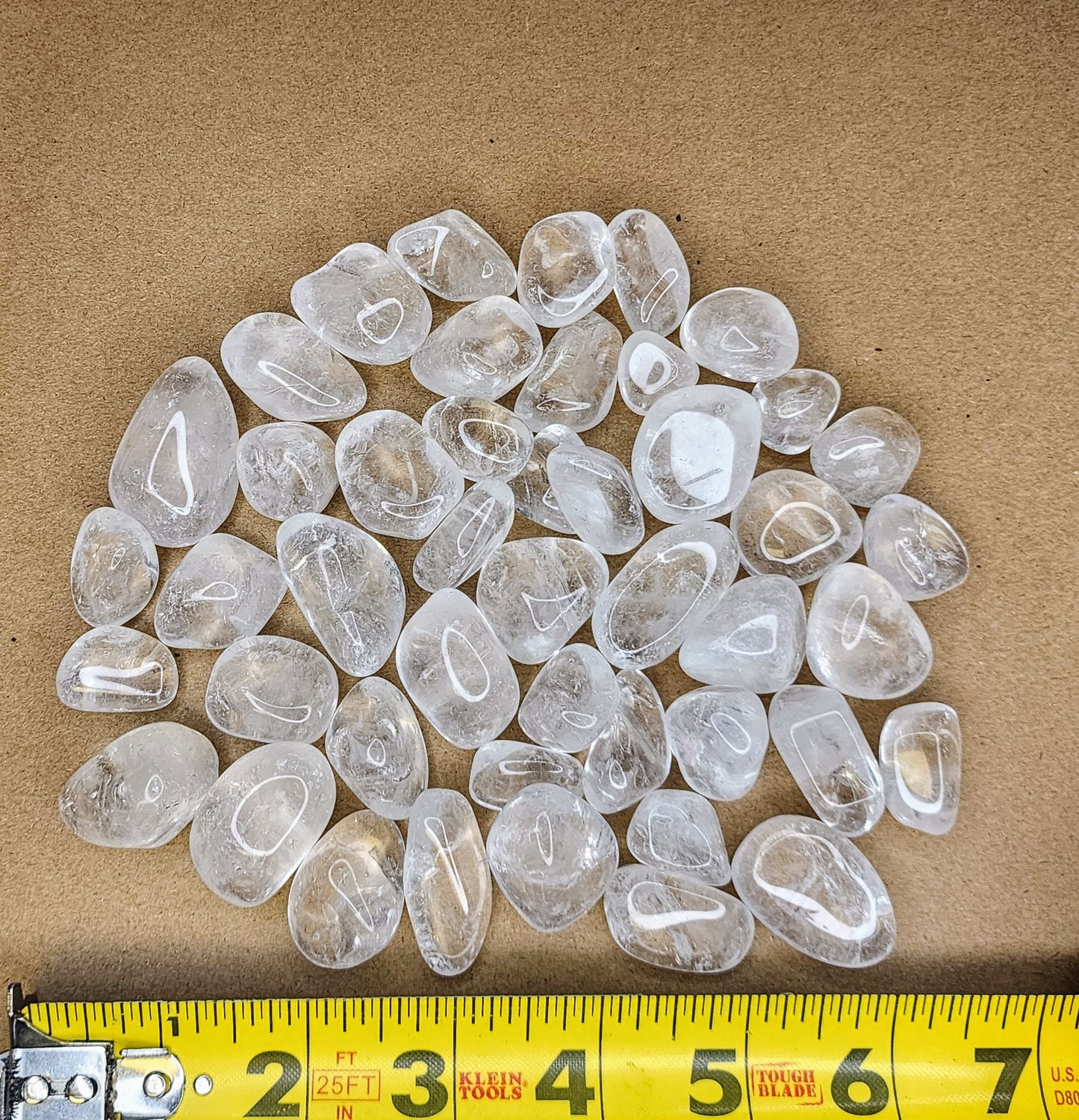 Clear Quartz Tumbled - Energy Cleansing - Clear Quartz - Healing Crystals - Cleansing Crystals - Energy Stone