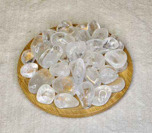 Clear Quartz Tumbled - Energy Cleansing - Clear Quartz - Healing Crystals - Cleansing Crystals - Energy Stone