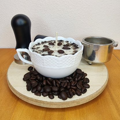 Paw-spresso | Espresso Coffee Teacup Candle 4.9 oz (140g) | Limited stock