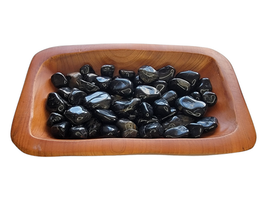 Onyx Tumbled Stones - Protective Shield Against the Evil Eye - Crystal Healing