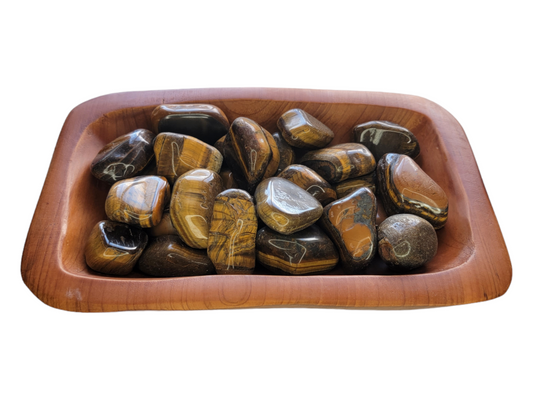 Tiger's Eye Tumbled Stones Confidence and Protection- Natural Strength and Clarity - Crystal Healing